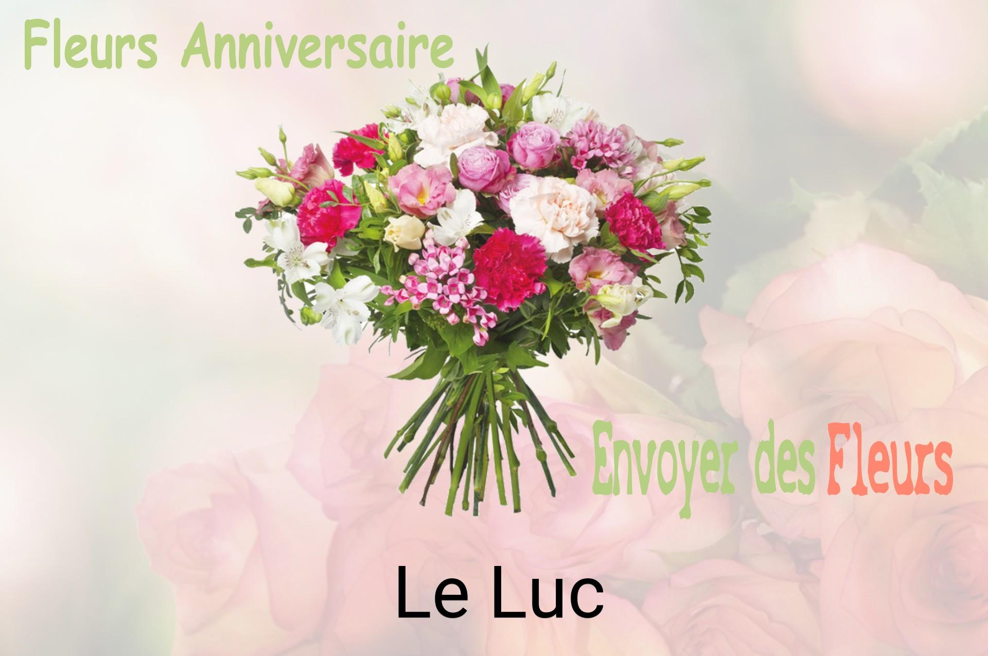 Bouquet de fleurs d’anniversaire livré à Le Luc